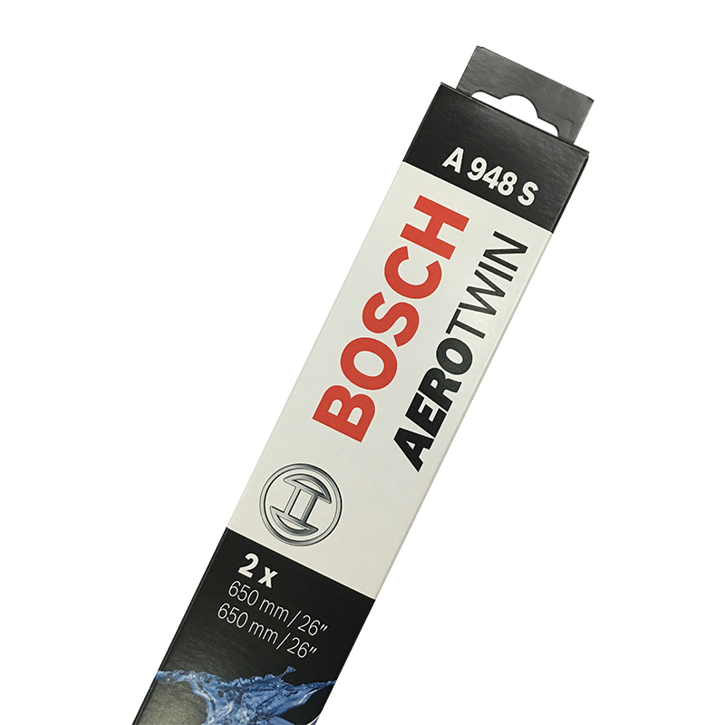 博世(Bosch)AEROTWIN专用无骨雨刮片3397118948(26寸+26寸)2支/盒