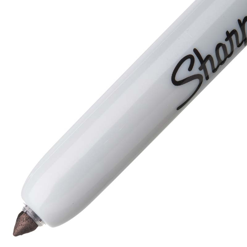 Sharpie 锐意防褪色马克笔按动式黑色12支纸盒装
