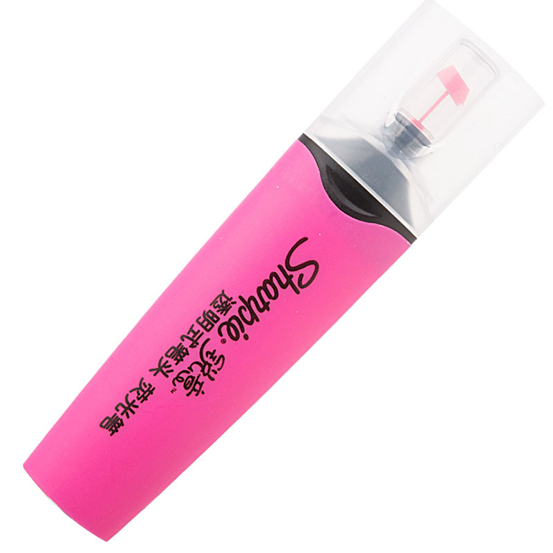 Sharpie 锐意荧光笔透明式笔头粉色12支纸盒装