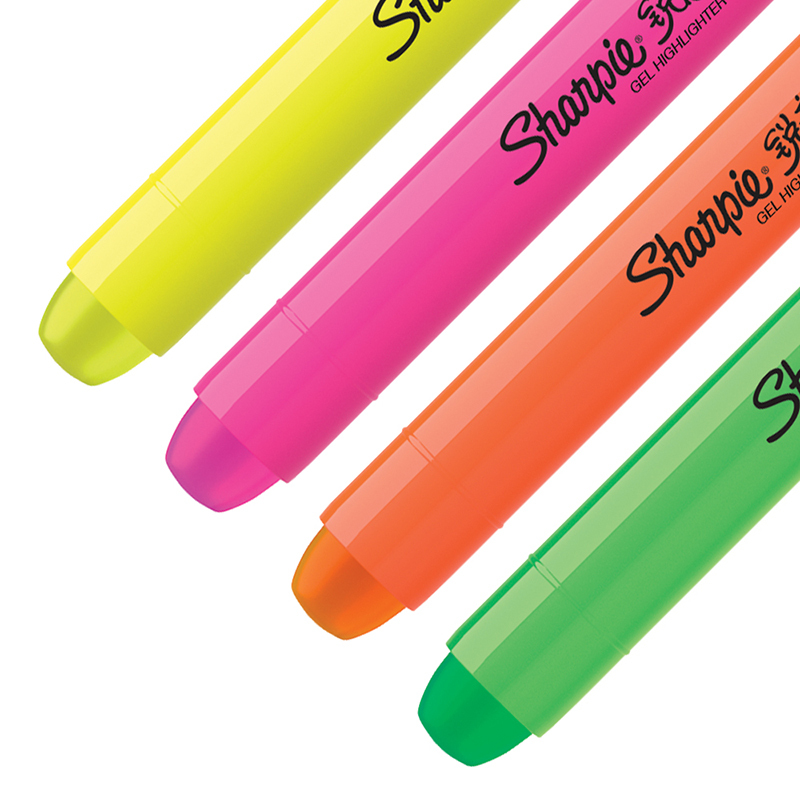 Sharpie 锐意荧光笔果冻四色吸塑卡片装 4CT