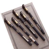 得力(deli)S106考试中性笔0.5mm全针管(黑)144支装