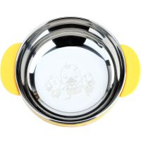 美厨(maxcook)304不锈钢碗 280ml 双层隔热 MC7725-A 带盖 防烫 耐摔