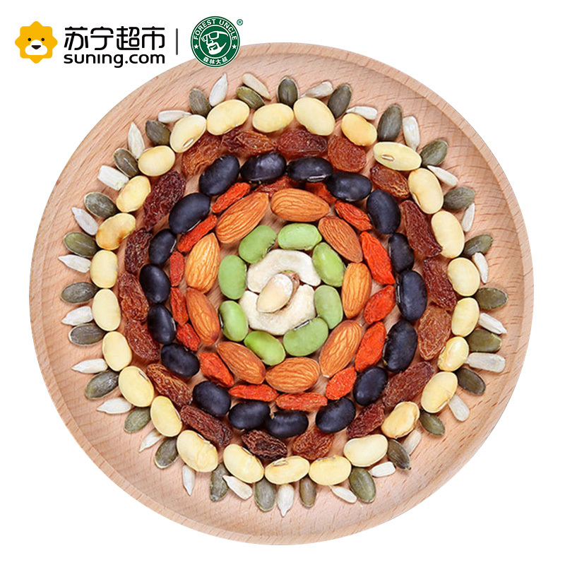 森林大叔混合果仁原味220g/罐干果零食食品森林大叔出品