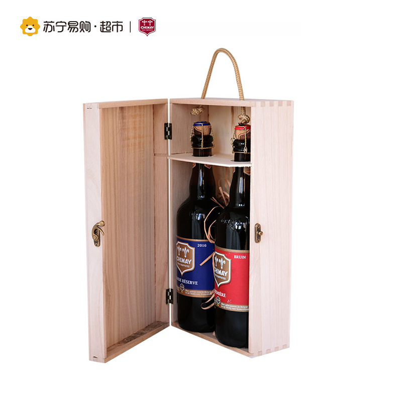 Chimay 智美（蓝/红）啤酒礼盒装 750ml*2瓶