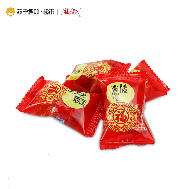 福胶 即食阿胶水晶枣 金丝枣阿胶蜜枣蜜饯 180g/袋高清大图