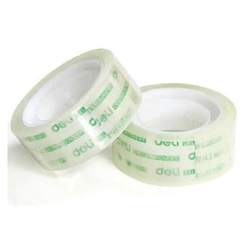 得力(deli) 30064 胶带 透明文具胶带18mm*20y 16卷装