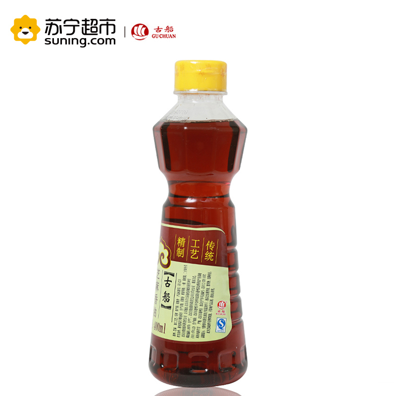 古船 香油 纯芝麻油400ml 一级压榨 营养健康食用油