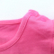 安笛贝乐童装女童纯棉玫粉色短袖T恤韩版儿童荷叶下摆上衣夏季打底衫宝宝纯色t恤90-130cm
