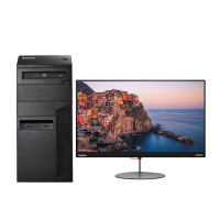 联想ThinkCentre M6500T 商用台式主机+23.8WLED(I5-4590 4G 1T 刻录 DOS)