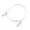 和宏(D&S)DSL1005 车用AUX音频线 3.5mm公对公车载立体声连接线 笔记本电脑/手机接音响 1米 白色