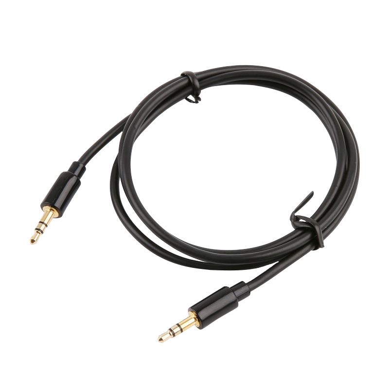 和宏(D&S)DSL1003 车用AUX音频线 3.5mm公对公车载立体声连接线 笔记本电脑/手机接音响 2米 黑色