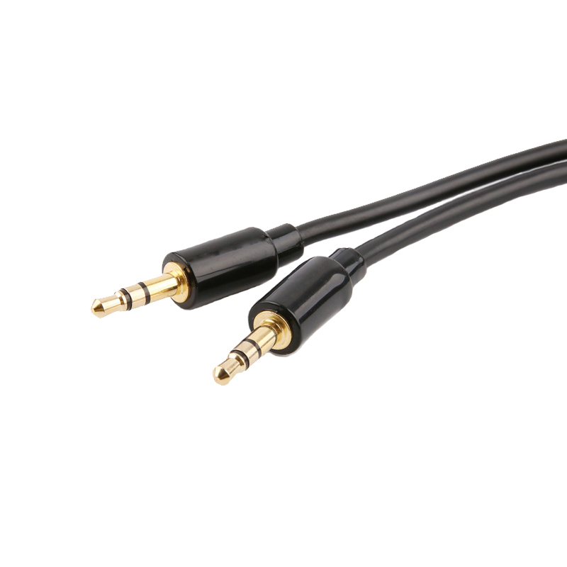 和宏(D&S)DSL1004 车用AUX音频线 3.5mm公对公车载立体声连接线 笔记本电脑/手机接音响 5米 黑色