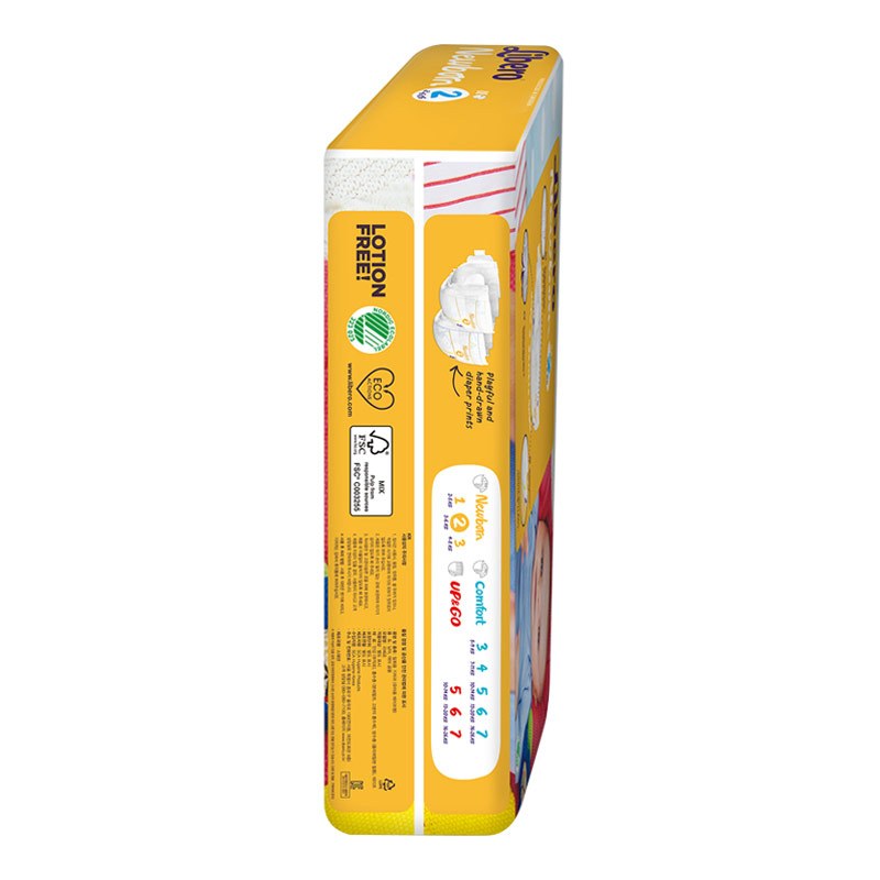 丽贝乐(Libero)纸尿裤2号大包装NB88 3-6KG