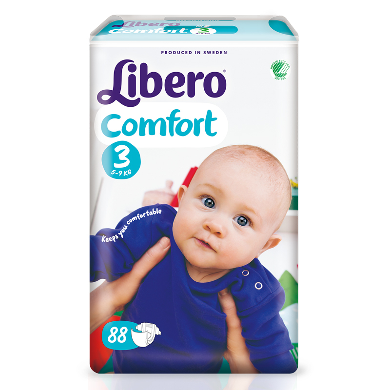 丽贝乐(Libero)纸尿裤3号超大包装S88 5-9KG