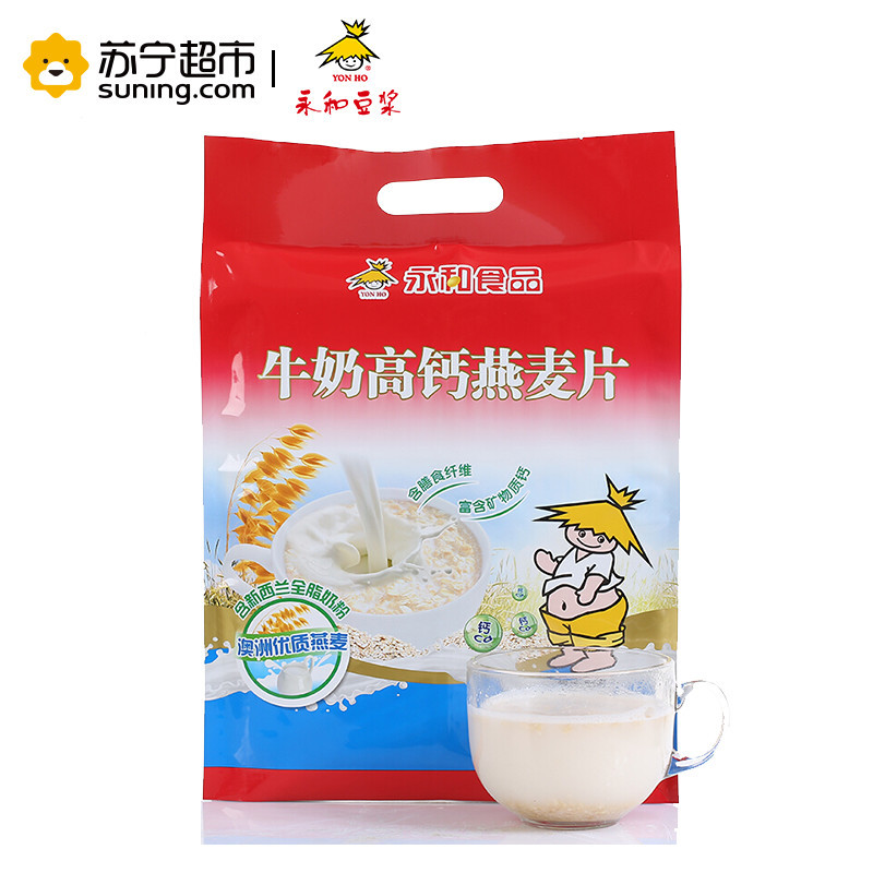 永和豆浆 牛奶高钙燕麦片 600g