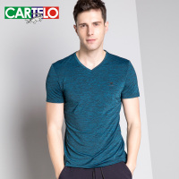 卡帝乐鳄鱼圆领短袖T恤237A3075