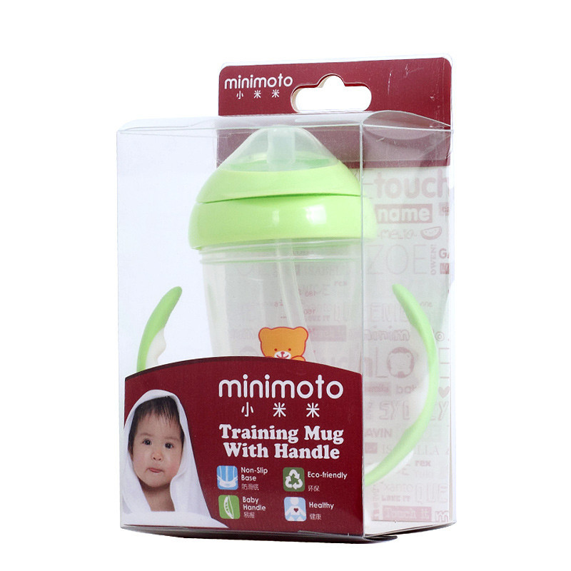 [苏宁自营]小米米minimoto YA08061 双耳握把吸管杯带把手吸管杯防漏防滑吸管杯