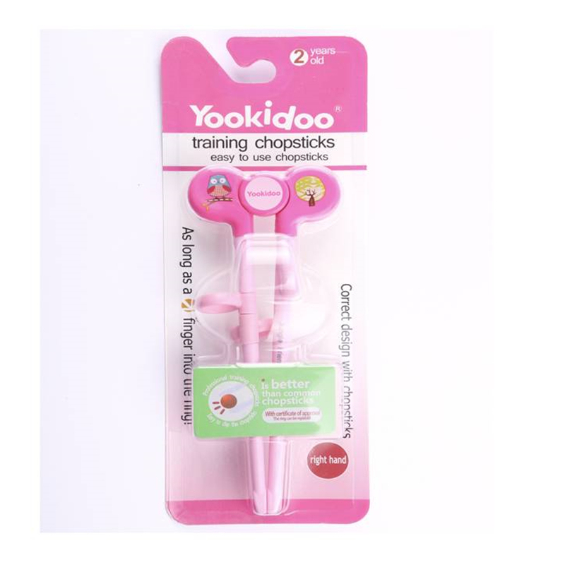 YOOKIDOO儿童叉勺筷子套装-红