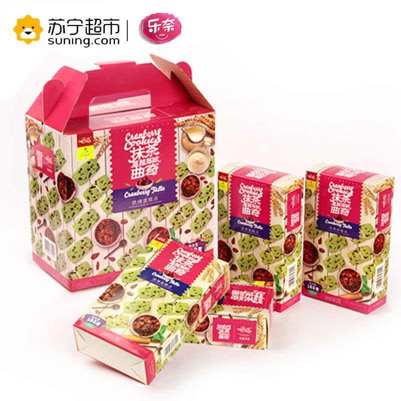 乐奈 曲奇(抹茶蔓越莓味) 720g/盒图片