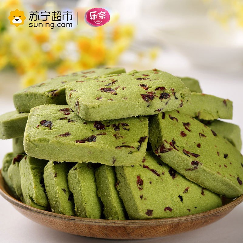 乐奈 曲奇(抹茶蔓越莓味) 720g/盒