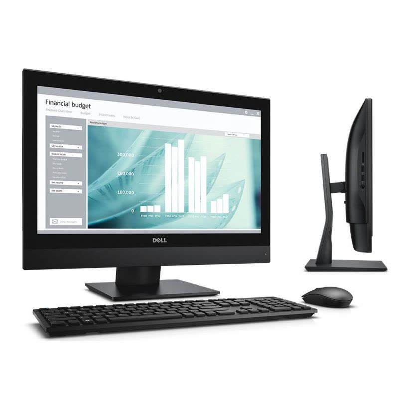 戴尔 (DELL) OptiPlex 5250一体机电脑( i5-6500 4G 1T DVDRW 2G独显 黑色)图片