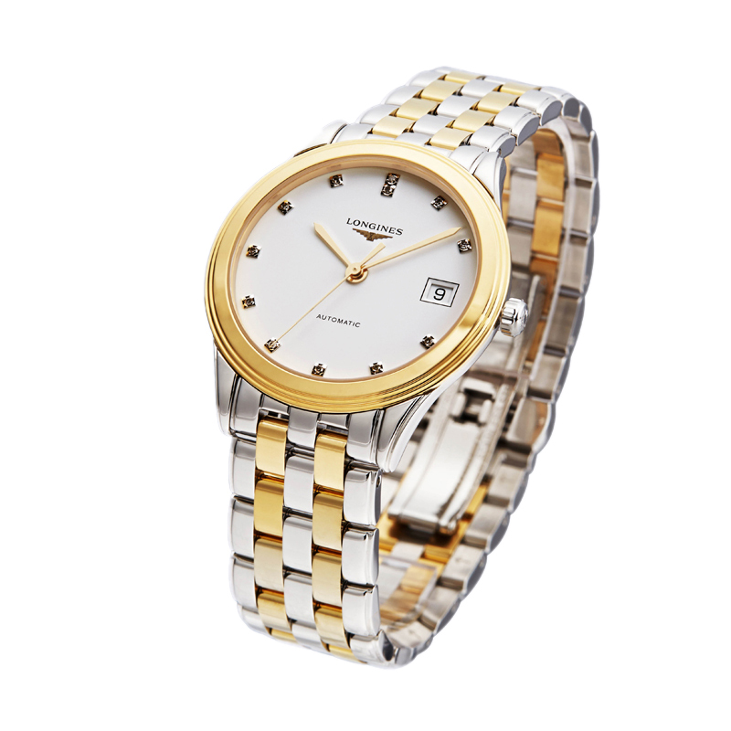 浪琴军旗全球联保自动机械男表l47743277