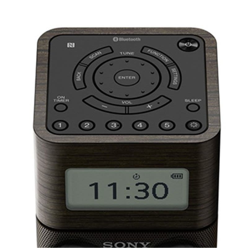 Sony/索尼 SRF-V1BT 蓝牙音箱兼FM/AM收音机 便携音响 黑色图片