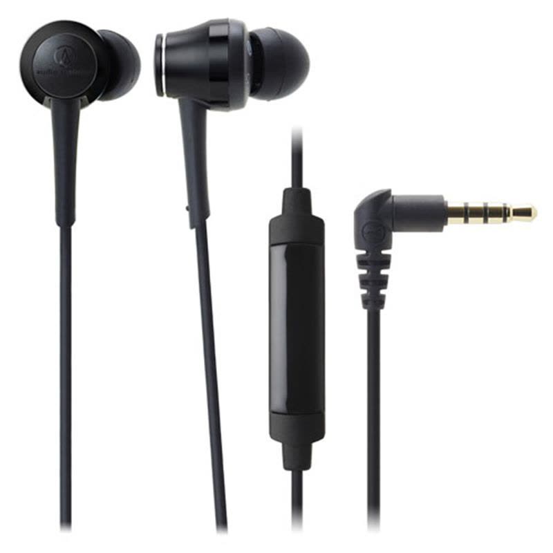 铁三角(audio-technica)ATH-CKR70iS 入耳式耳机 有线控 高解析度音频(黑色)图片
