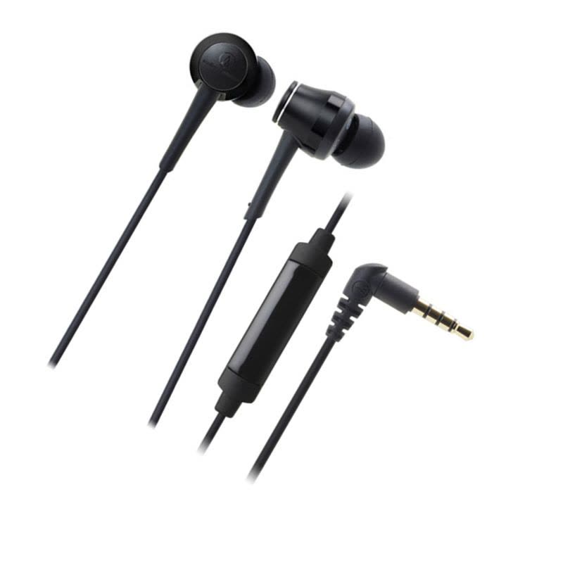 铁三角(audio-technica)ATH-CKR70iS 入耳式耳机 有线控 高解析度音频(黑色)图片