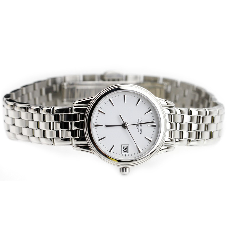 瑞士正品浪琴军旗石英女表l42164126