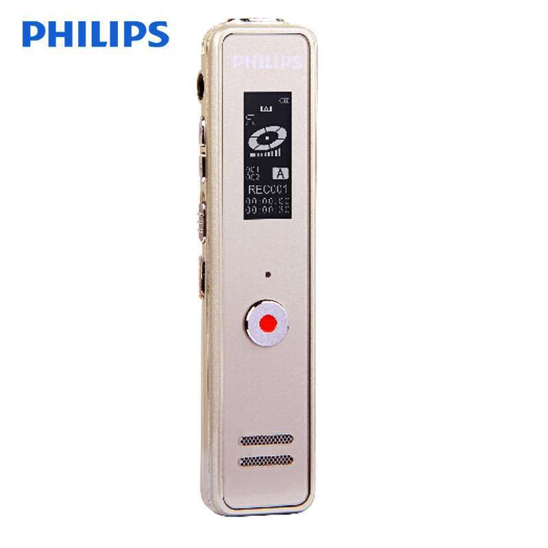 飞利浦(PHILIPS) VTR5100 8GB 录音笔 经典锖