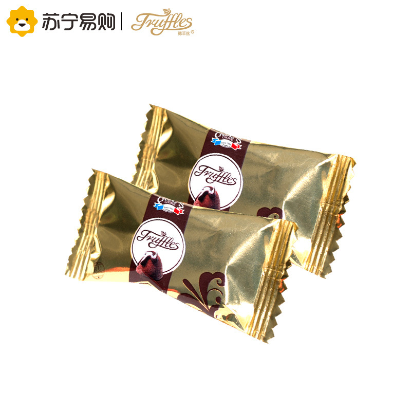 Truffles德菲丝松露形代可可脂巧克力散装金色 1600g/箱 法国进口婚庆装结婚喜糖 休闲零食品