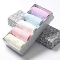 北极绒5双装薄款长筒男士棉袜