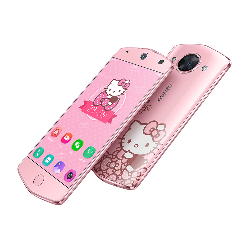 美图 M8 hellokitty 4GB+64GB 樱花粉 自拍美颜 全网通 移动联通电信4G手机