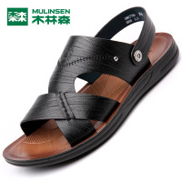 木林森 男凉鞋2017春夏季新款男士休闲沙滩鞋 日常百搭透气男凉鞋5267730