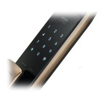 三星SAMSUNGP727(香槟金) 电子锁密码锁推拉式家用门锁智能锁防盗门锁感应刷卡 适配系统ios;Android