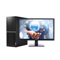 联想(Lenovo)扬天M6201k商用台式电脑 21.5英寸屏（Intel i3 7100 4GB 1TB 无光驱 W10H）