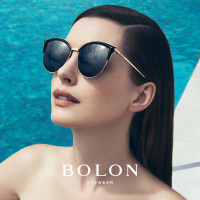 暴龙2017太阳镜 安妮海瑟薇 明星款墨镜高清偏光太阳镜女BL6029