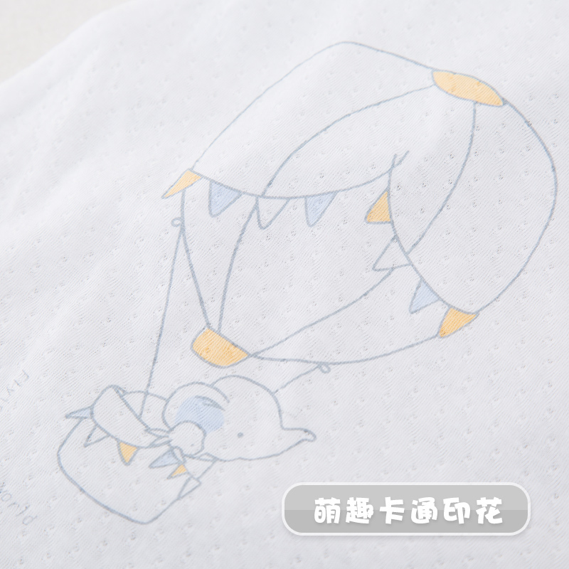 优简 新生儿衣服洞洞布纯棉春夏季宝宝蝴蝶哈衣网眼婴儿连体衣