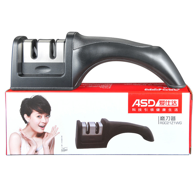 爱仕达(ASD) 厨房快速磨刀器菜刀磨刀石磨刀棒磨刃器其他厨房小工具黑色RGC21Z1WG