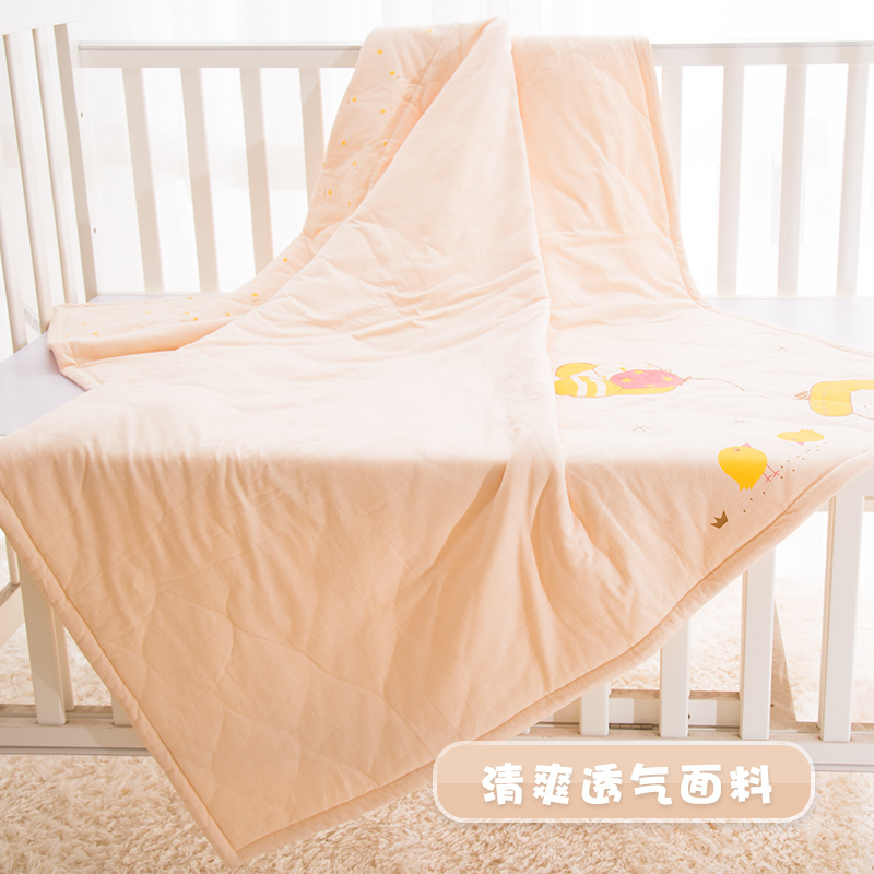 优简 宝宝夏凉被纯棉婴儿空调被薄被子儿童盖毯幼儿园夏被可水洗
