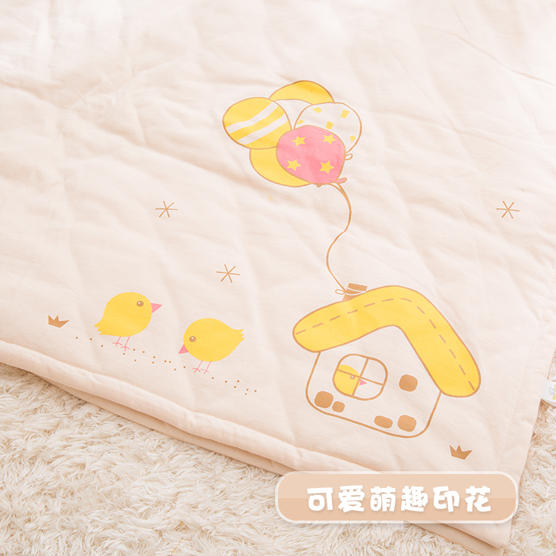 优简 宝宝夏凉被纯棉婴儿空调被薄被子儿童盖毯幼儿园夏被可水洗