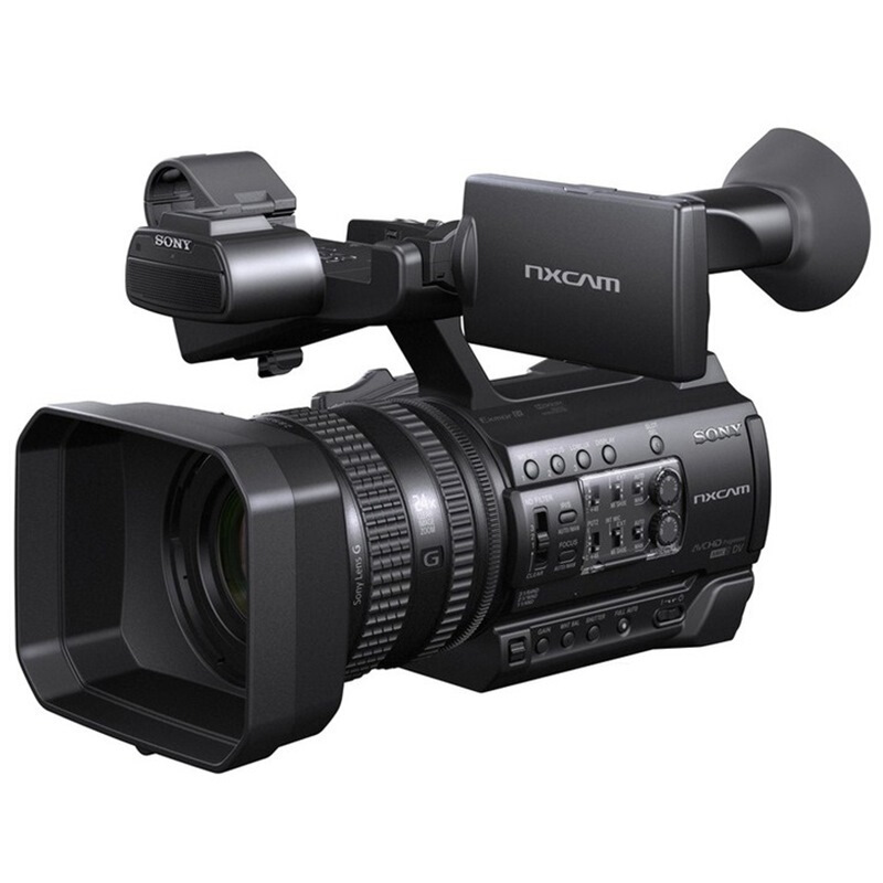 索尼(SONY)专业摄像机 手持式存储卡摄录一体机 HXR-NX100 +UWP D11+脚架专业摄像组配件套装