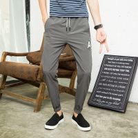 超音狼男装舒适夏季修身休闲九分裤青春透气款2017HD-911