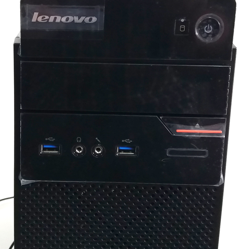 联想(Lenovo)扬天M6201K 台式商用主机(I3-7100/4G/1T+120SSD/w10)19.5液晶显示屏