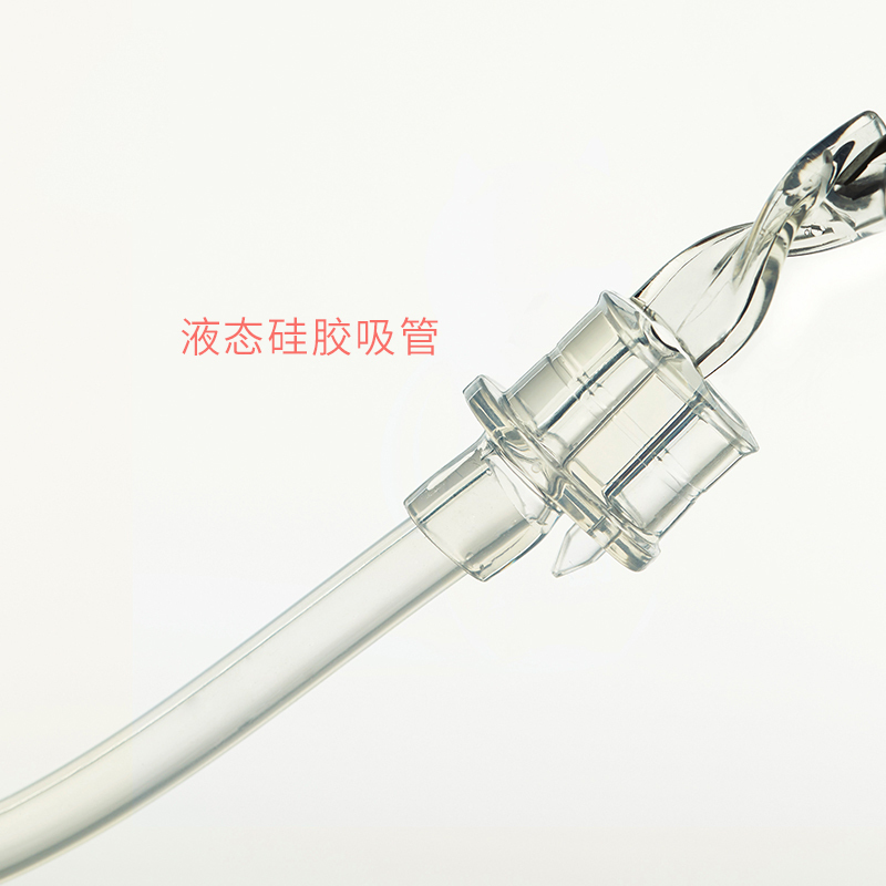 好孩子gb TRITAN吸管训练杯带握把防滑耐摔水杯320ml 小饿魔系列 红色
