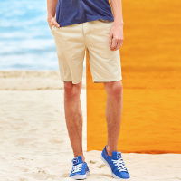 以纯线上品牌a21 2017夏装新款短裤男潮流纯棉舒低腰直筒休闲五分裤4721044021