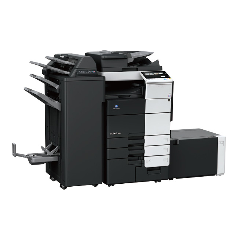 柯尼卡美能达(KONICA MINOLTA)bizhub 758 A3黑白复合机 75页/分 打印复印扫描(含双面同步扫描自动输稿器+排纸处理器+双面单元+四纸盒)