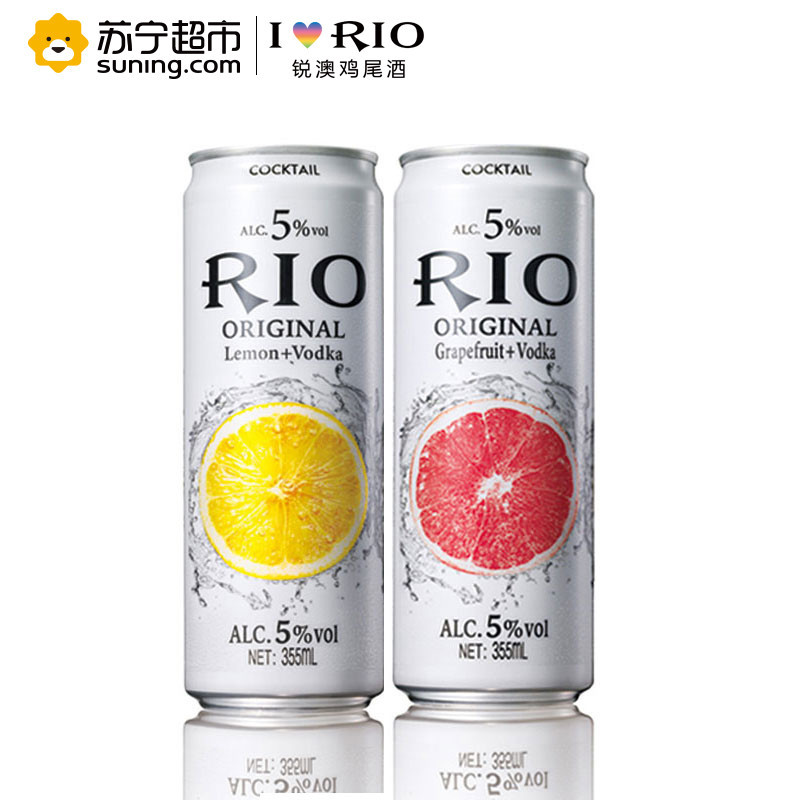 RIO锐澳电商罐全家福预调鸡尾酒355ml*8罐 8种口味