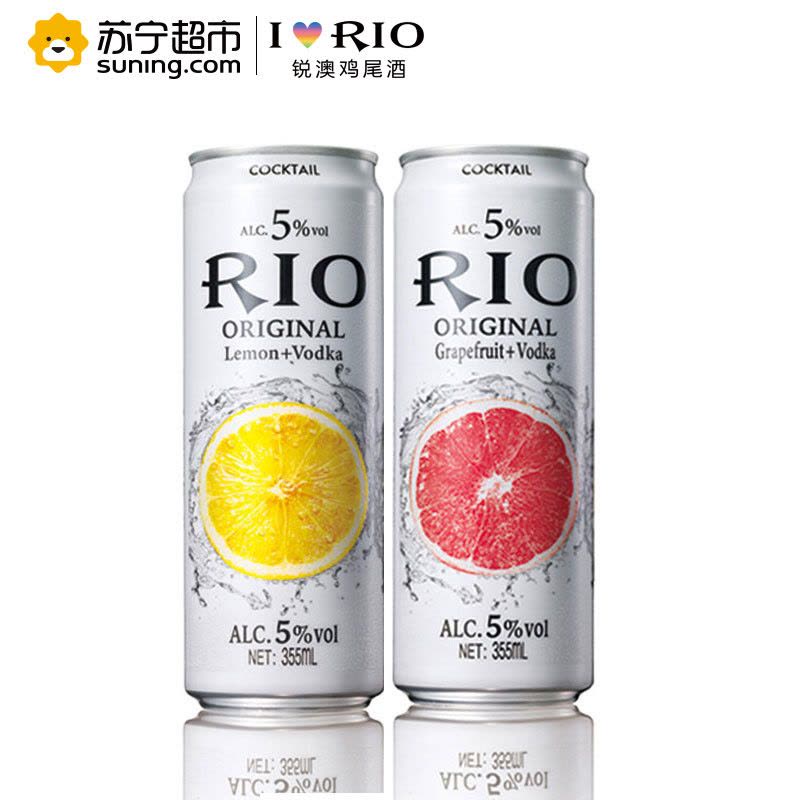 RIO锐澳电商罐全家福预调鸡尾酒355ml*8罐 8种口味图片